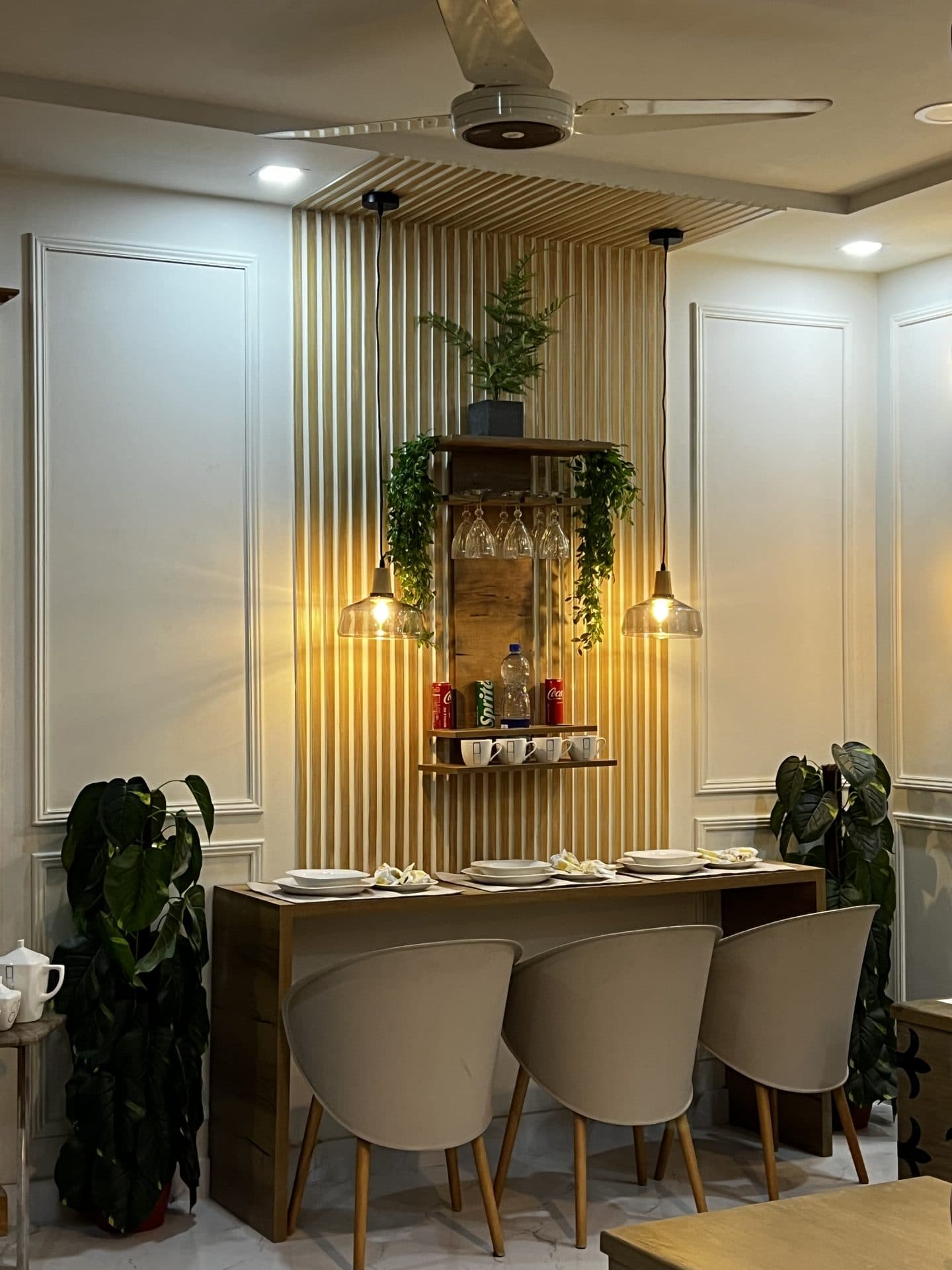 Dining of The Penthouse Suite — apartment to rent at The Crib, Murree