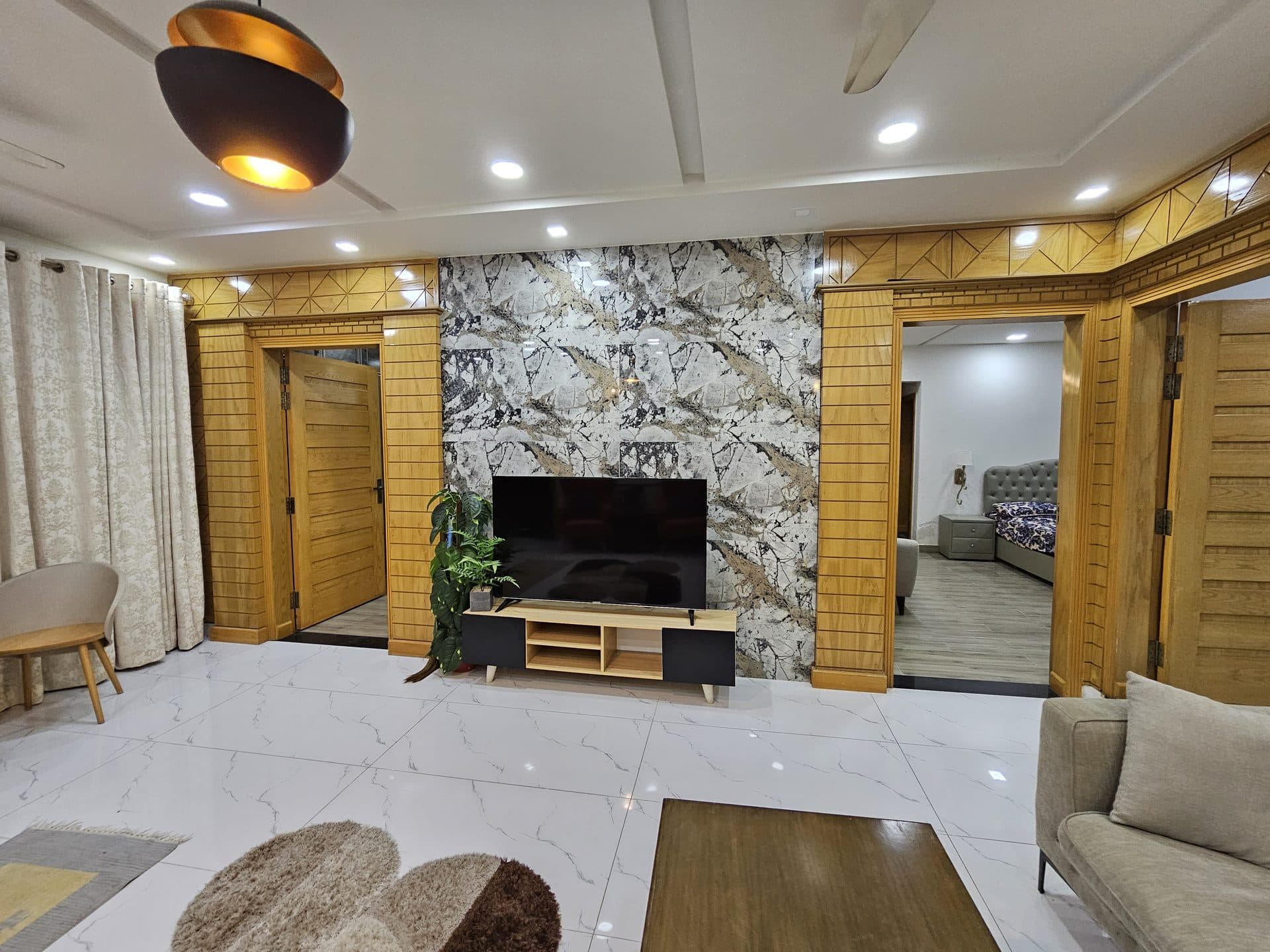 Lounge of The Penthouse Suite — apartment to rent at The Crib, Murree