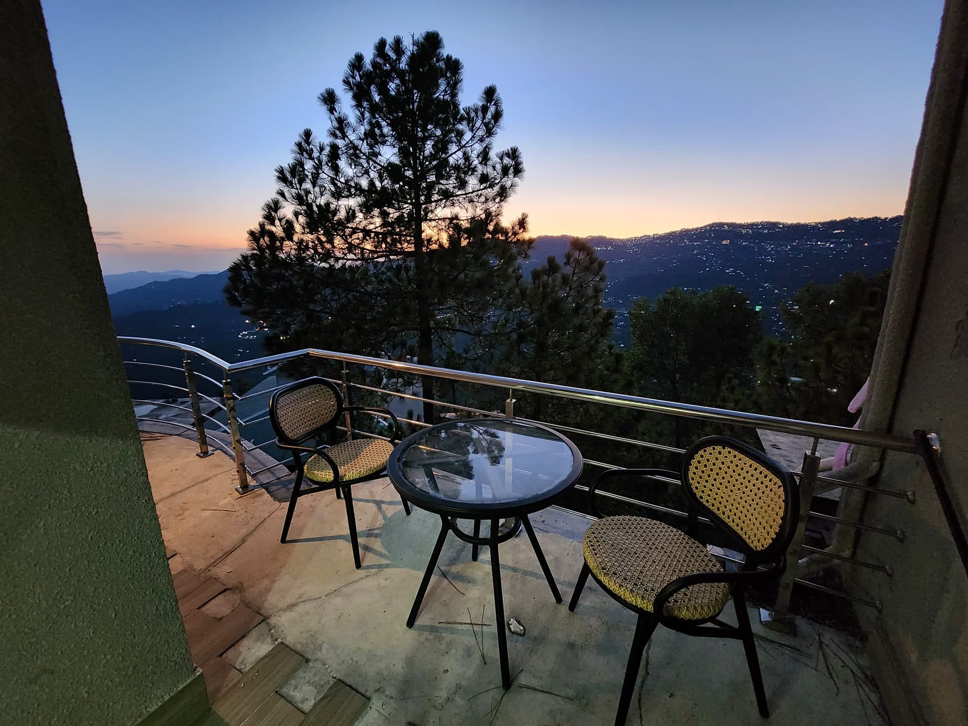 Balcony of The Prestige Suite — apartment to rent at The Crib, Murree