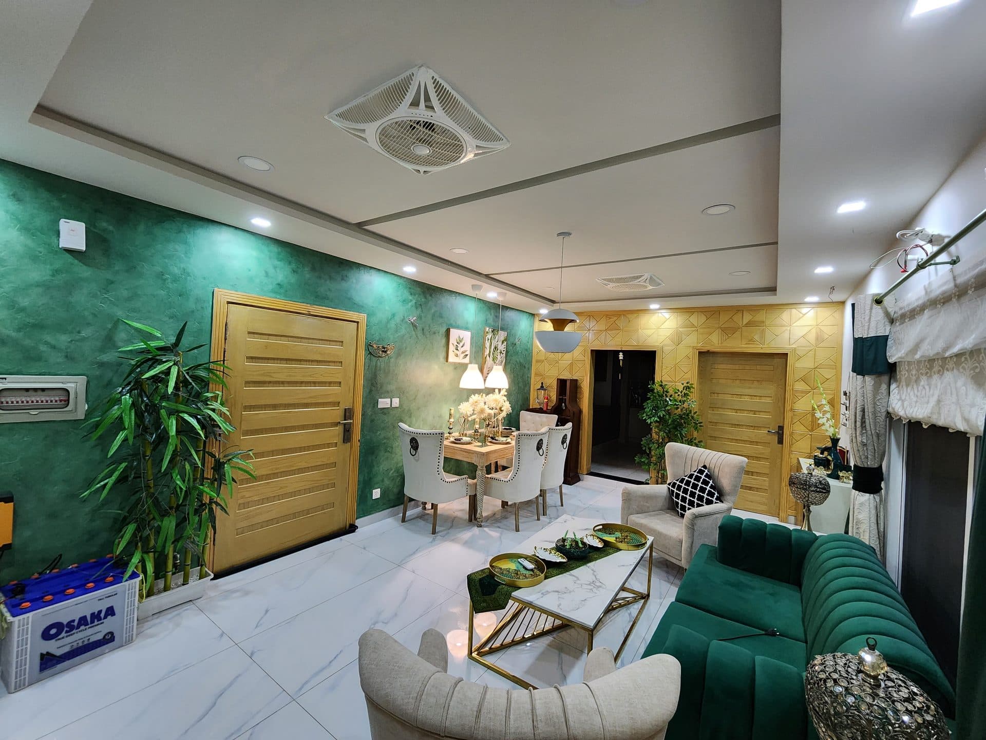 Lounge of The Prestige Suite — apartment to rent at The Crib, Murree
